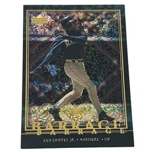 Ken Griffey Jr 2000 Upper Deck Black Diamond- Barrage - NM+ or better - Seattle